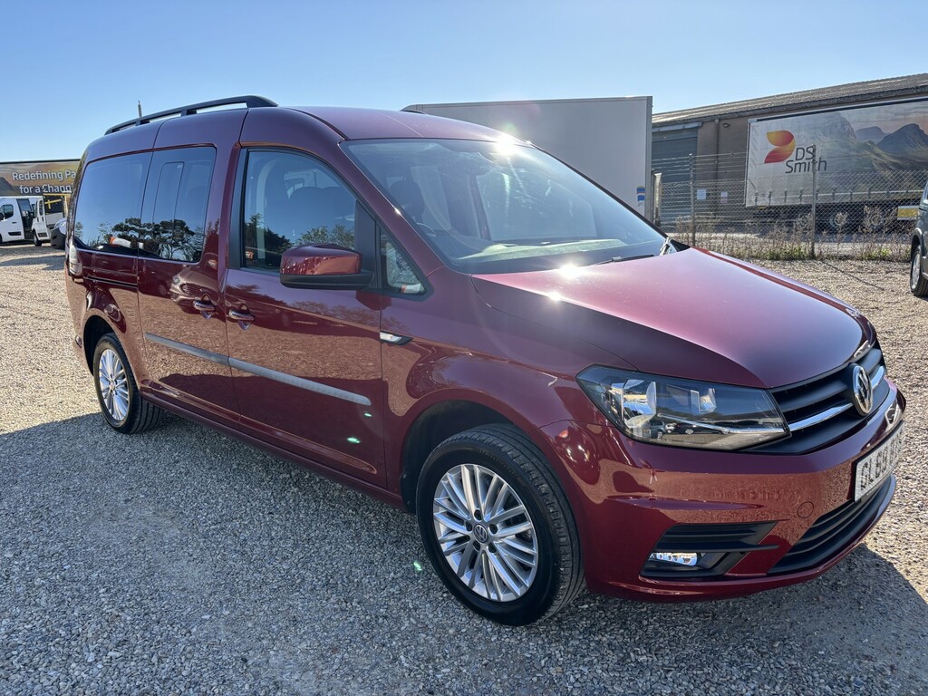 Volkswagen Caddy Maxi Life Mpv Wav Wheelchair Accessible Vehicle 2.0 Tdi 201 Red