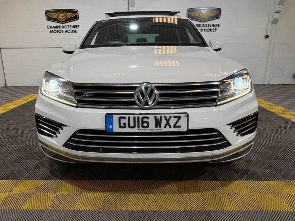 Volkswagen Touareg 3.0 V6 R-line Tdi Bluemotion Technology White #27