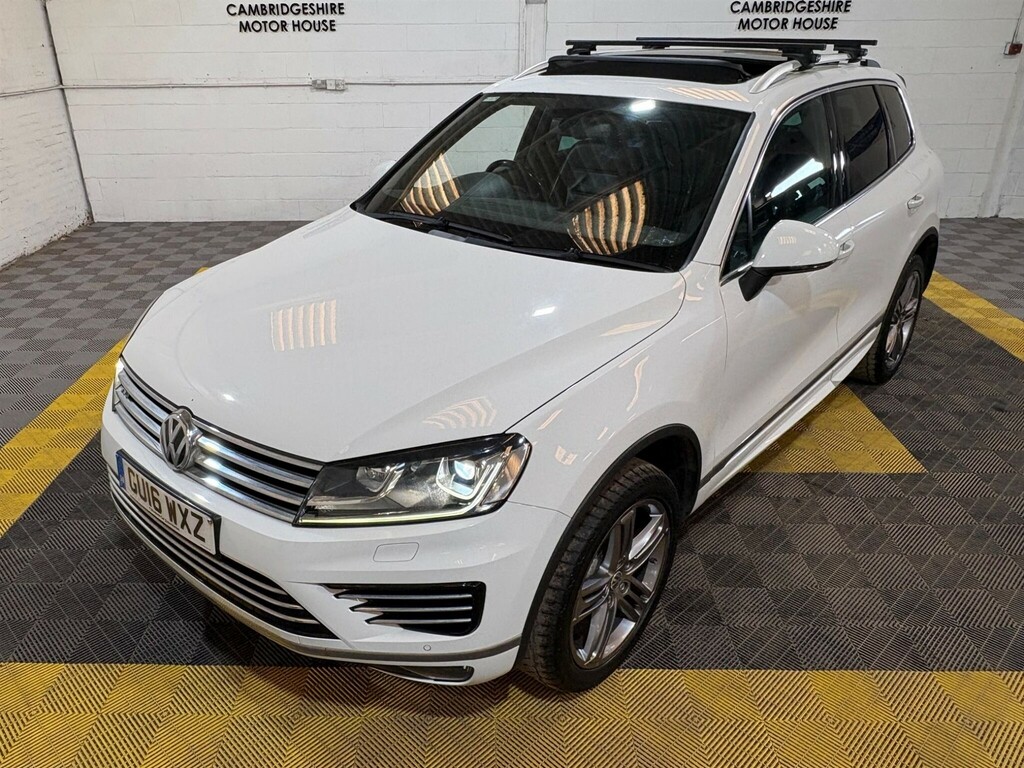 Volkswagen Touareg 3.0 V6 R-line Tdi Bluemotion Technology White #11