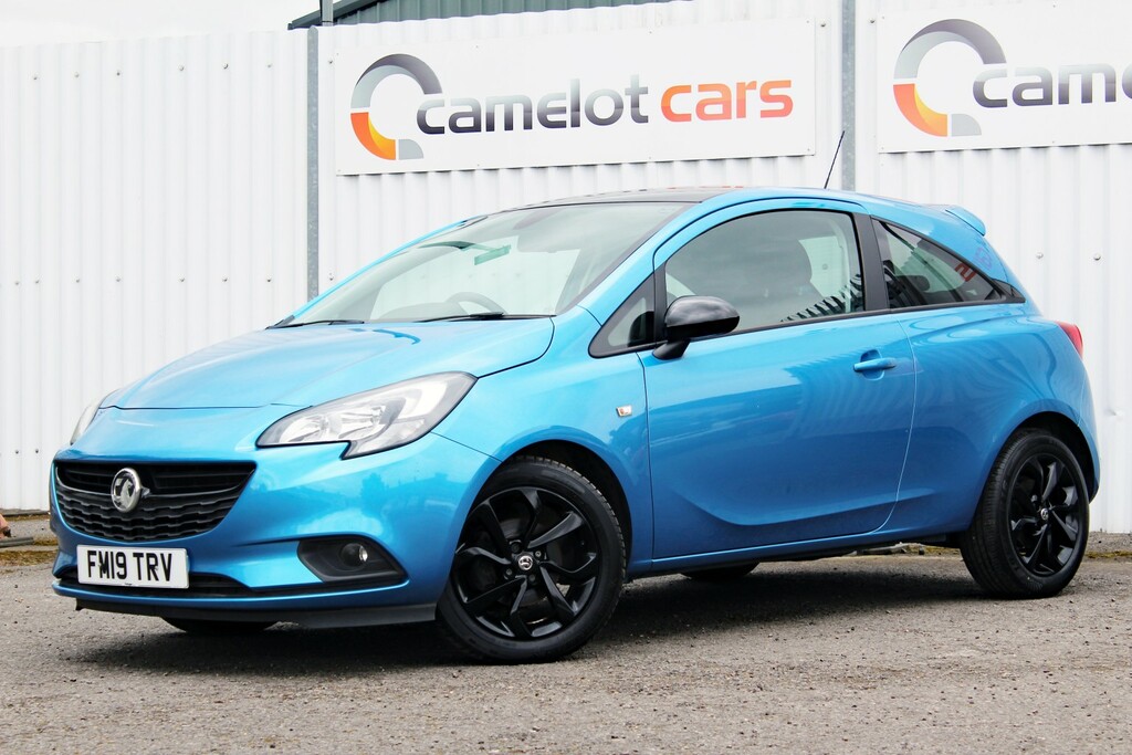 Vauxhall Corsa Hatchback 1.4 I Ecotec Griffin 2019 FM19TRV Blue #3