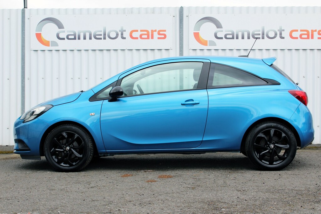 Vauxhall Corsa Hatchback 1.4 I Ecotec Griffin 2019 FM19TRV Blue #4