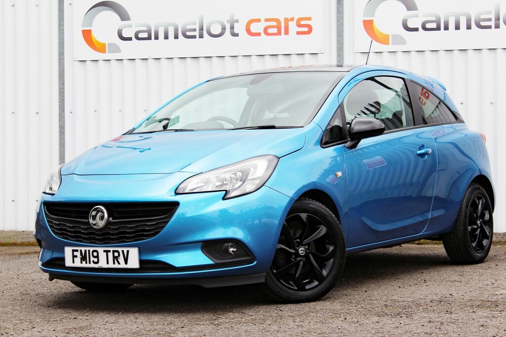 Vauxhall Corsa Hatchback 1.4 I Ecotec Griffin 2019 FM19TRV Blue #2