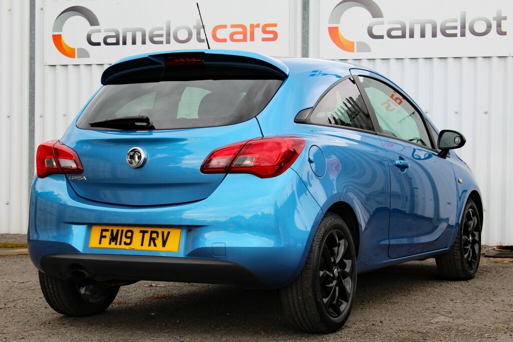 Vauxhall Corsa Hatchback 1.4 I Ecotec Griffin 2019 FM19TRV Blue #6