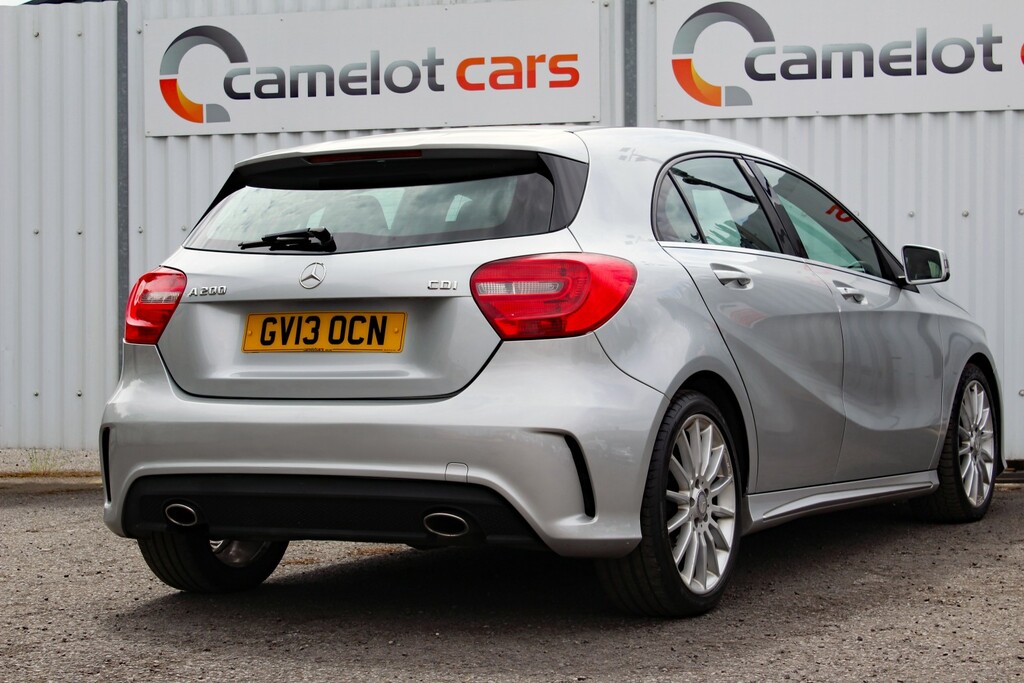 Mercedes-Benz A Class Hatchback 1.8 A200 Cdi Amg Sport 2013 GV13OCN Silver #6