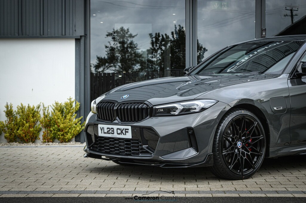 BMW 3 Series 2.0 330E M Sport Saloon YL23CKF Grey #3