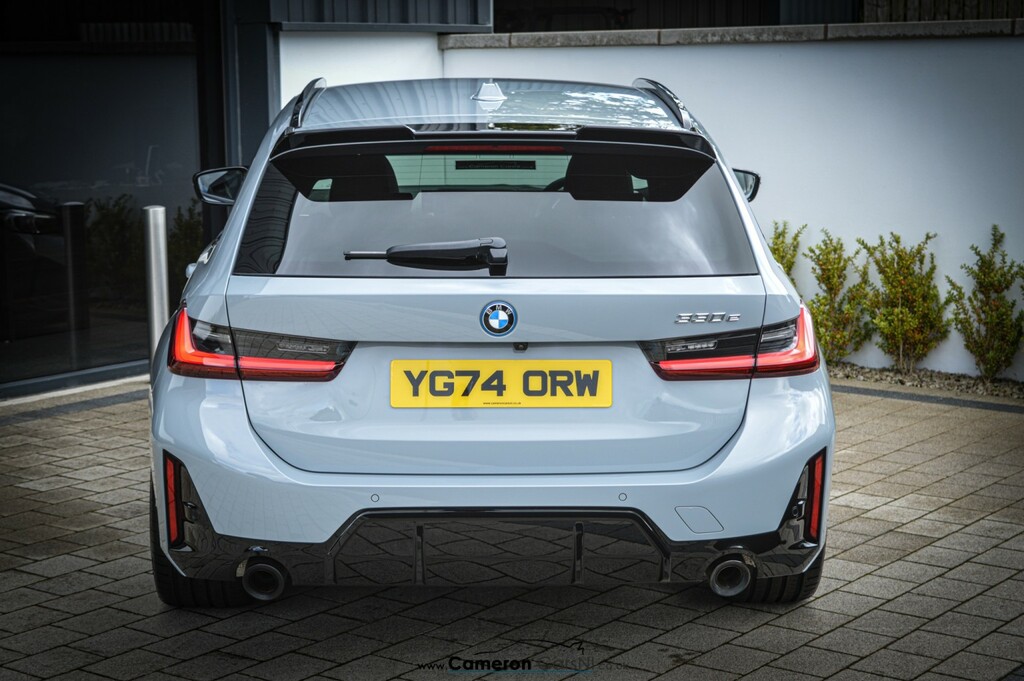 BMW 3 Series 2.0 330E M Sport Touring YG74ORW Grey #6