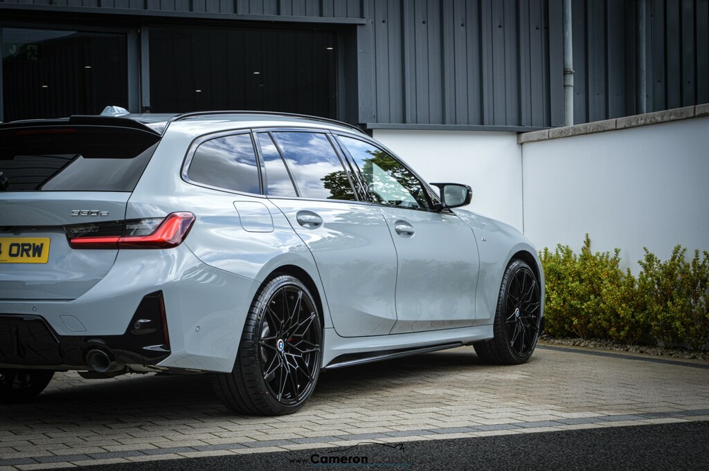BMW 3 Series 2.0 330E M Sport Touring YG74ORW Grey #4