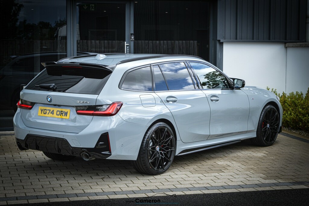 BMW 3 Series 2.0 330E M Sport Touring YG74ORW Grey #2