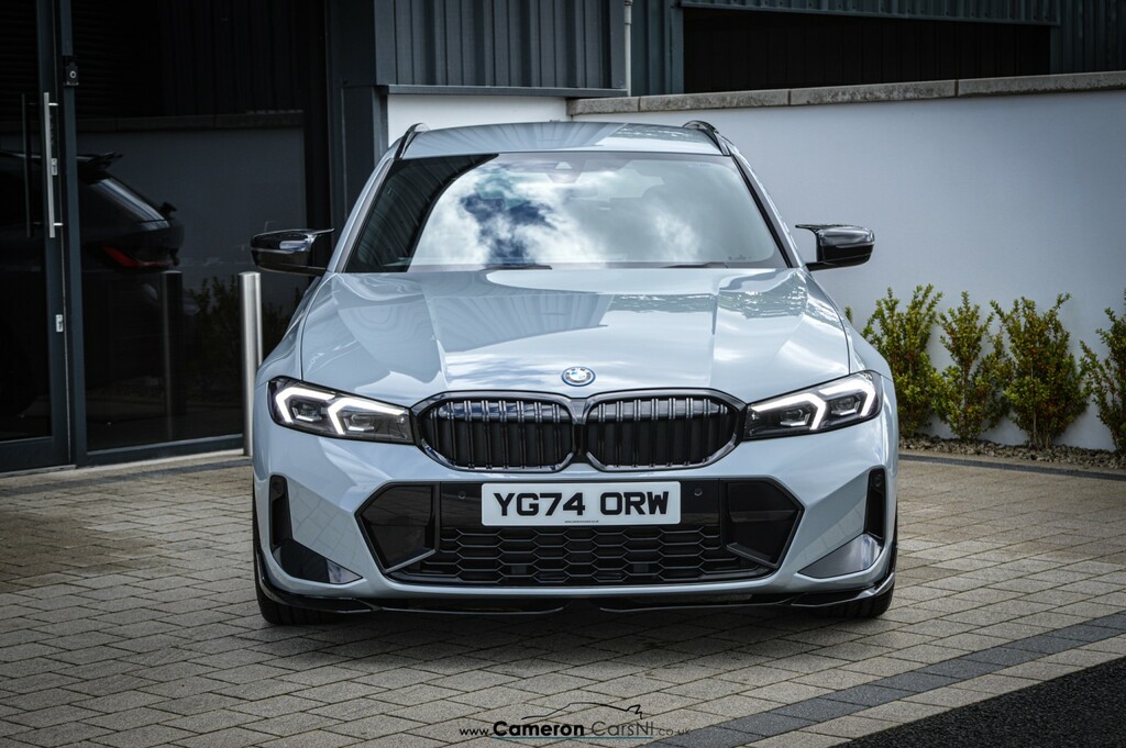 BMW 3 Series 2.0 330E M Sport Touring YG74ORW Grey #5