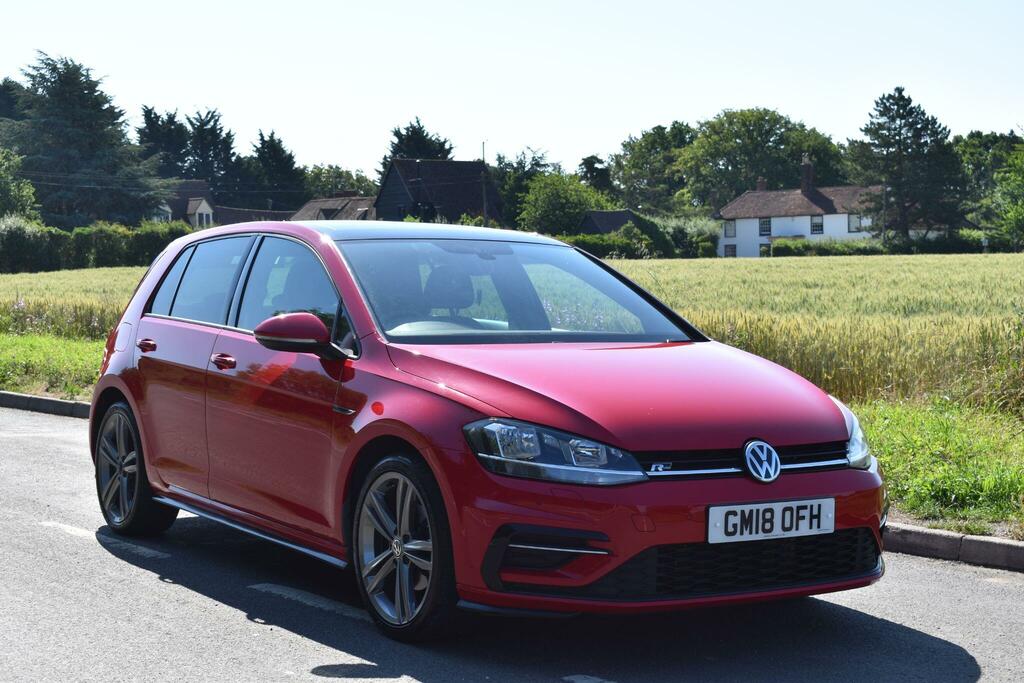 Volkswagen Golf 1.5 Tsi Evo R-line Dsg Euro 6 Ss GM18OFH Red #2