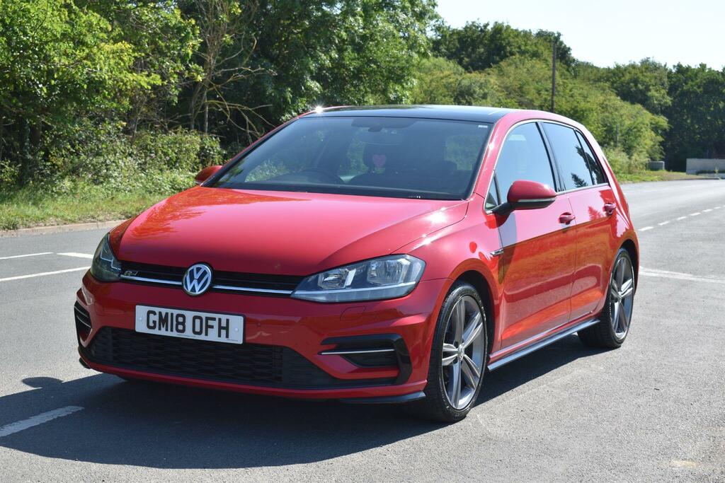 Volkswagen Golf 1.5 Tsi Evo R-line Dsg Euro 6 Ss GM18OFH Red #4