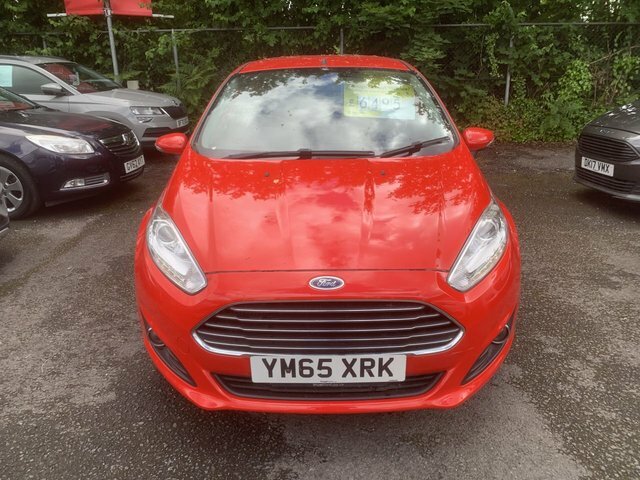 Ford Fiesta 1.0T Ecoboost Zetec Hatchback Eu YM65XRK Red #2
