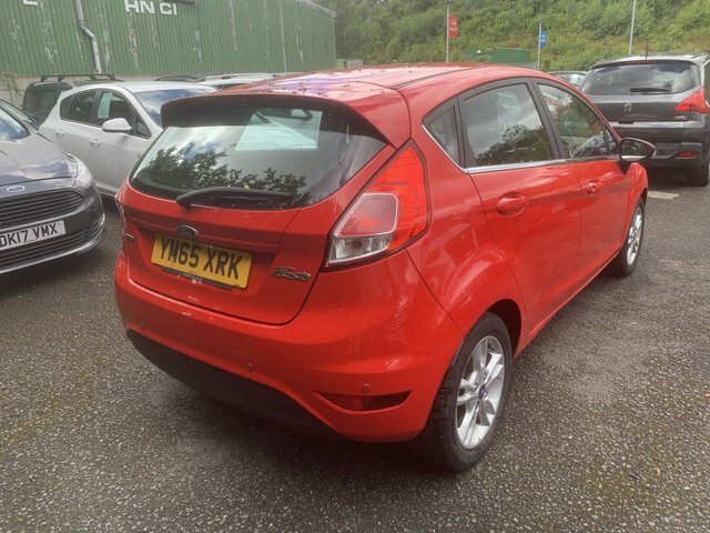 Ford Fiesta 1.0T Ecoboost Zetec Hatchback Eu YM65XRK Red #5