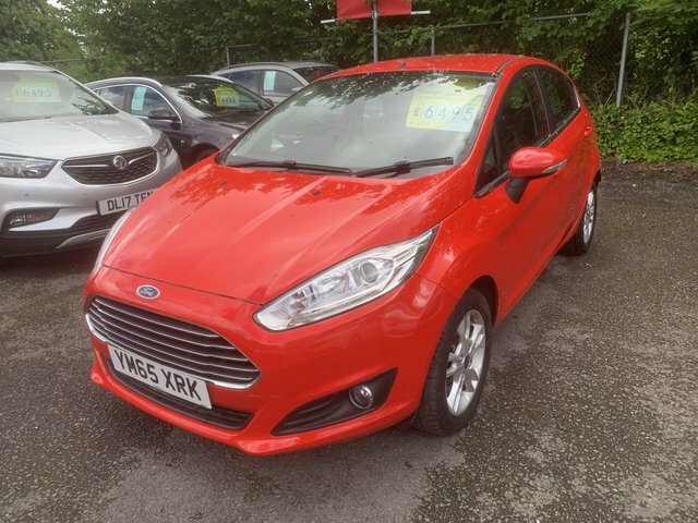 Ford Fiesta 1.0T Ecoboost Zetec Hatchback Eu YM65XRK Red #3