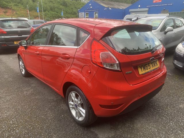 Ford Fiesta 1.0T Ecoboost Zetec Hatchback Eu YM65XRK Red #4