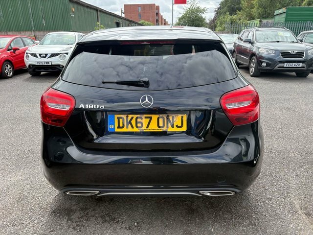 Mercedes-Benz A Class 1.5 A180d Sport Hatchback Euro 6 DK67ONJ Black #6