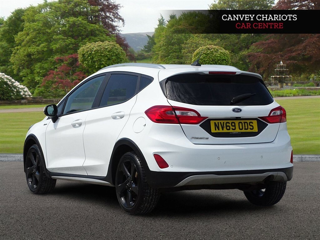 Ford Fiesta 1.0T Ecoboost Active X Euro 6 Ss NV69ODS White #4