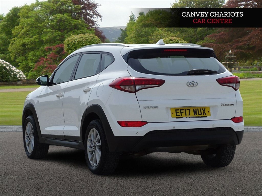 Hyundai Tucson 1.6 Gdi Blue Drive Se Euro 6 Ss EF17WUX White #4