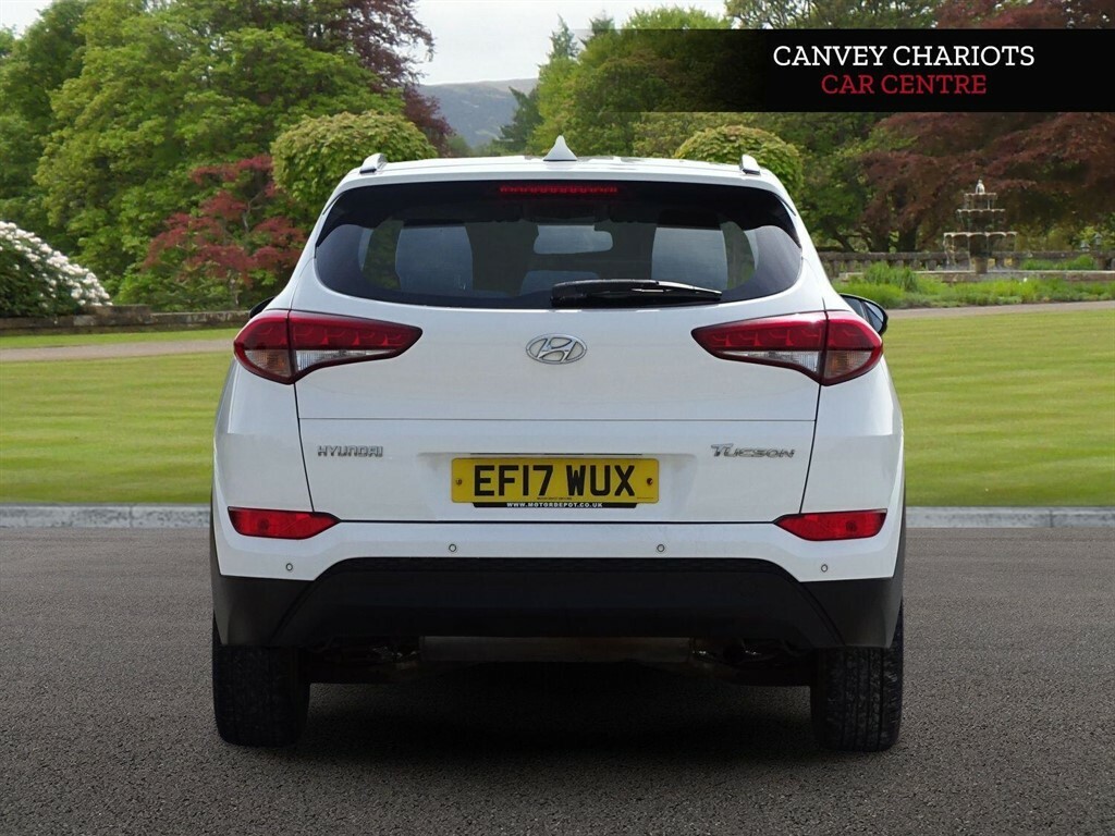 Hyundai Tucson 1.6 Gdi Blue Drive Se Euro 6 Ss EF17WUX White #6