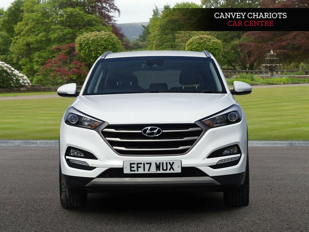 Hyundai Tucson 1.6 Gdi Blue Drive Se Euro 6 Ss EF17WUX White #2