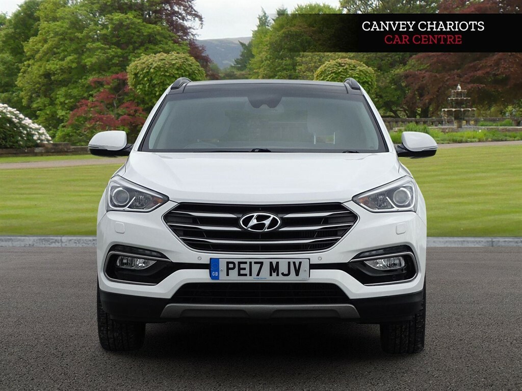 Hyundai Santa Fe 2.2 Crdi Blue Drive Premium Se 4Wd Euro 6 S White #2
