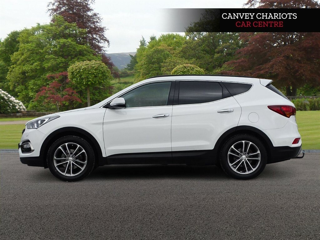 Hyundai Santa Fe 2.2 Crdi Blue Drive Premium Se 4Wd Euro 6 S White #5