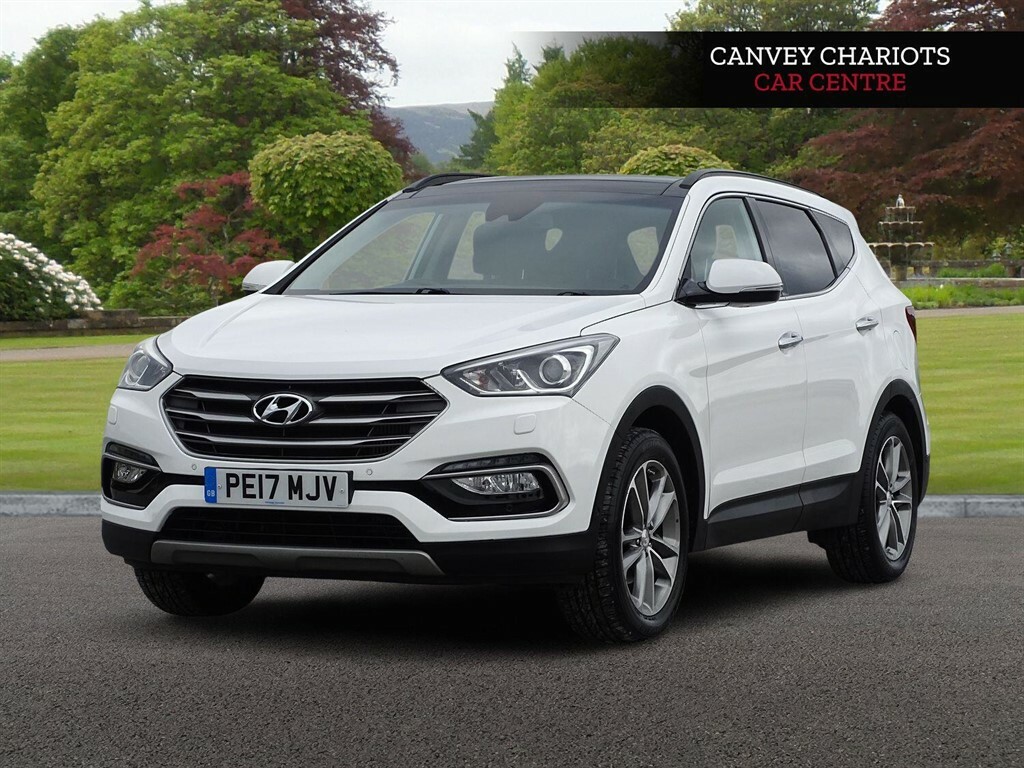 Hyundai Santa Fe 2.2 Crdi Blue Drive Premium Se 4Wd Euro 6 S White #3