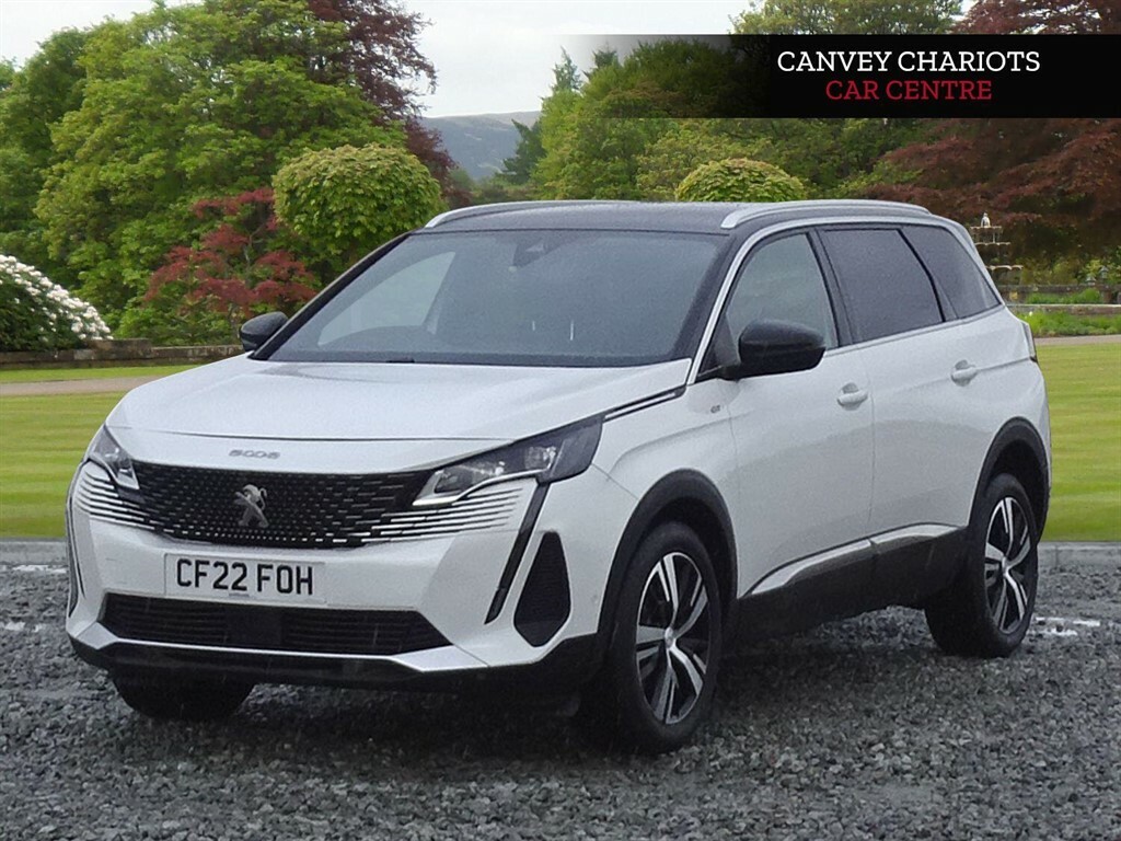 Peugeot 5008 1.2 Puretech Gt Euro 6 Ss White #3