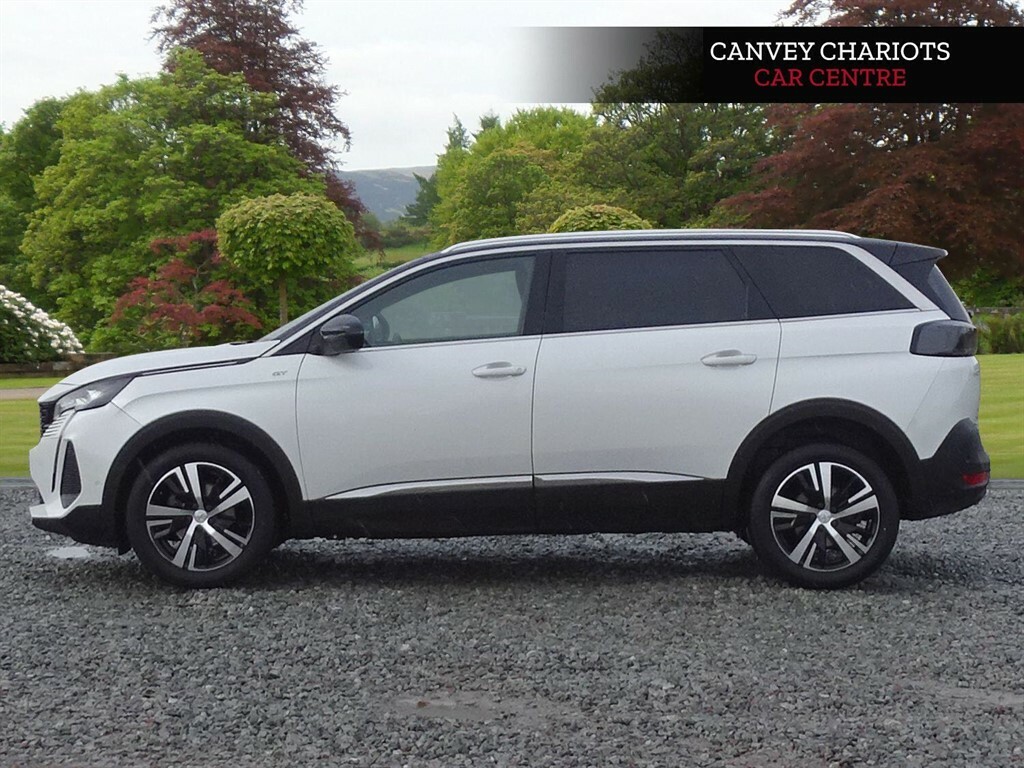 Peugeot 5008 1.2 Puretech Gt Euro 6 Ss White #5