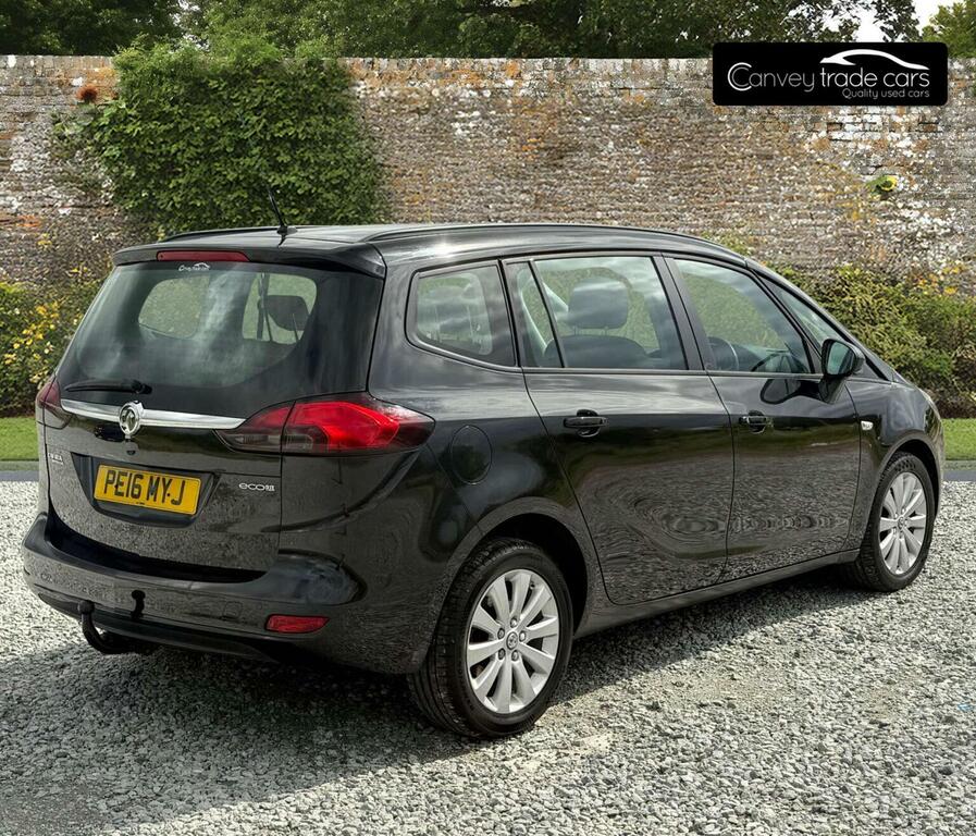 Vauxhall Zafira Tourer Mpv 1.6 Cdti Ecoflex Design Euro 6 Ss 2016 Black #6