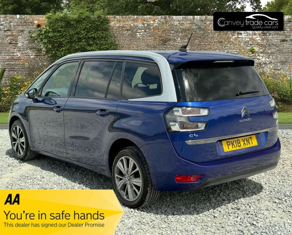 Citroen Grand C4 Picasso Mpv 1.6 Bluehdi Flair Euro 6 Ss 201818 PK18XNT Blue #2