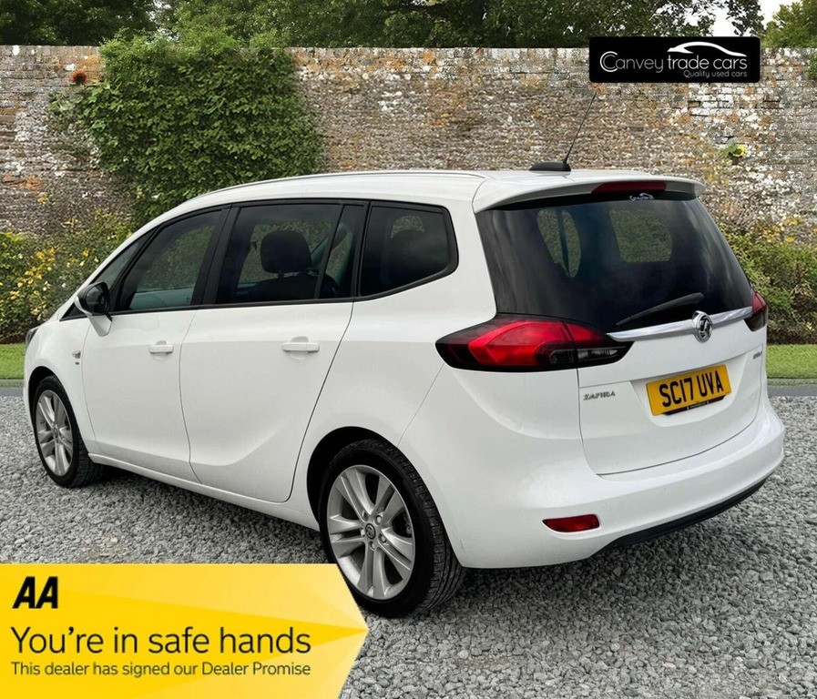 Vauxhall Zafira Tourer 1.4I Turbo Sri Euro 6 White #2