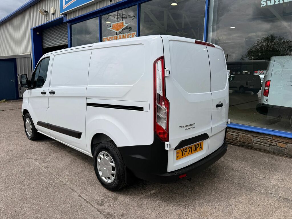 Ford Transit Custom 2.0 300 Ecoblue Leader Panel Van YP71OPA White #4
