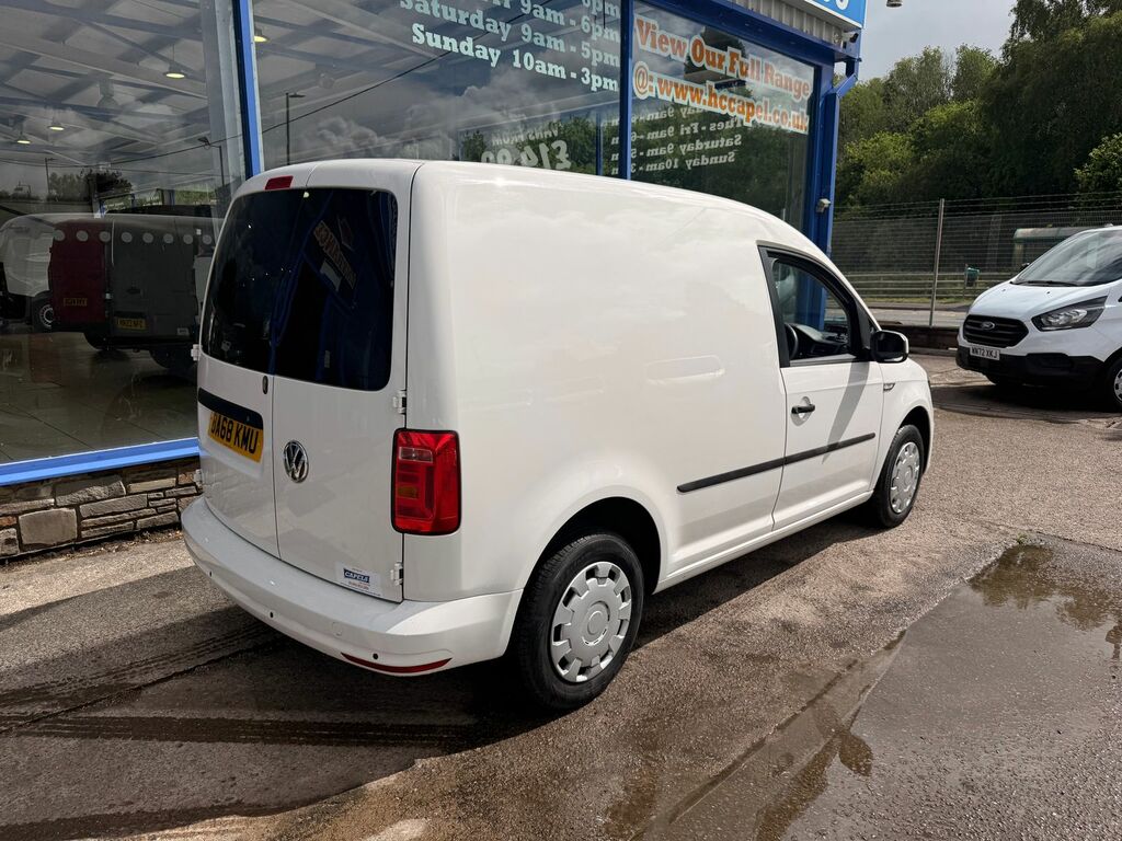 Volkswagen Caddy 2.0 Tdi C20 Startline Panel Van BA68KMU White #6