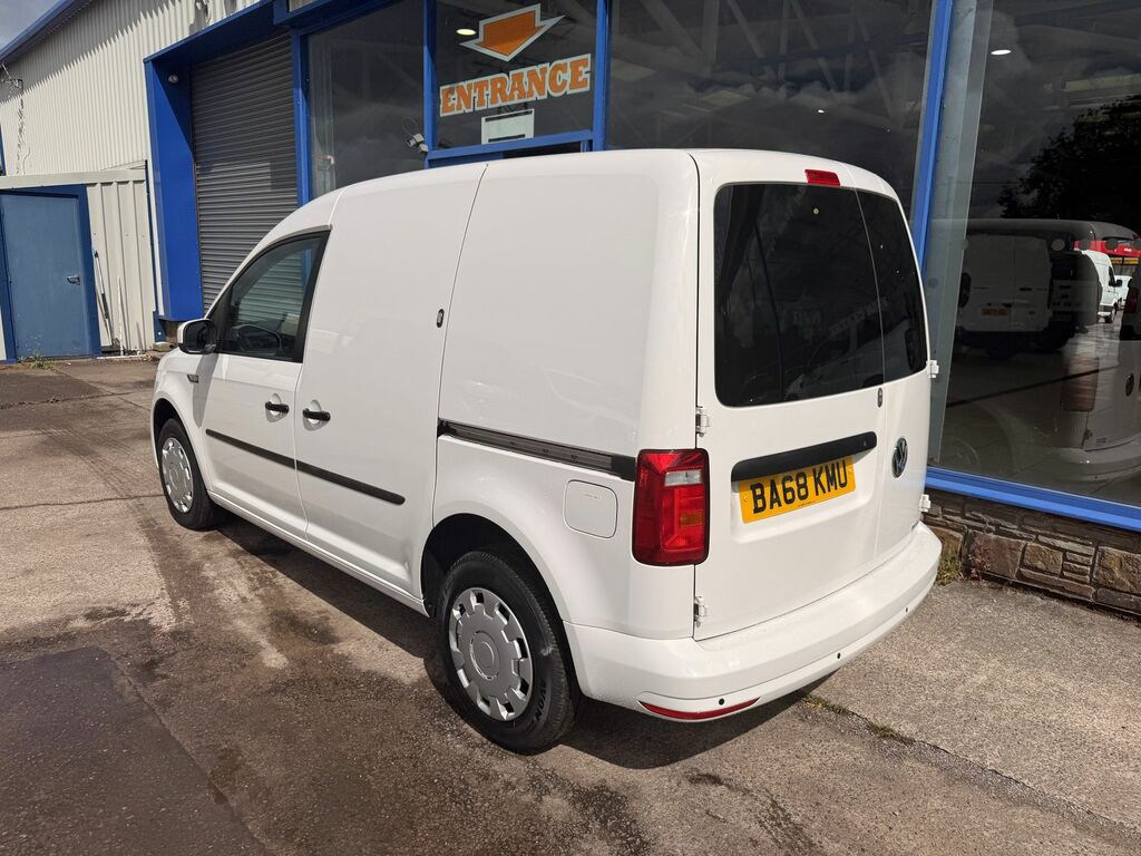 Volkswagen Caddy 2.0 Tdi C20 Startline Panel Van BA68KMU White #4