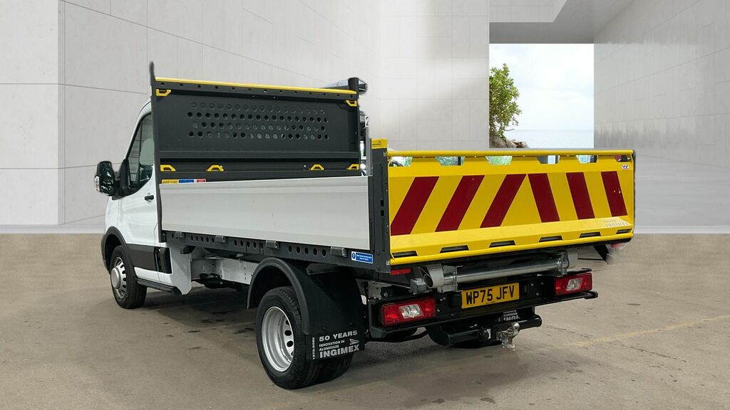 Ford Transit Custom 350 Single Cab Tipper Trend L2h1 Ecoblue WP75JFV White #3