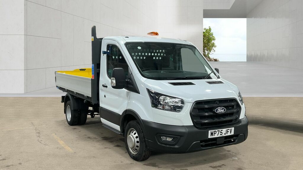 Ford Transit Custom 350 Single Cab Tipper Trend L2h1 Ecoblue WP75JFV White #2