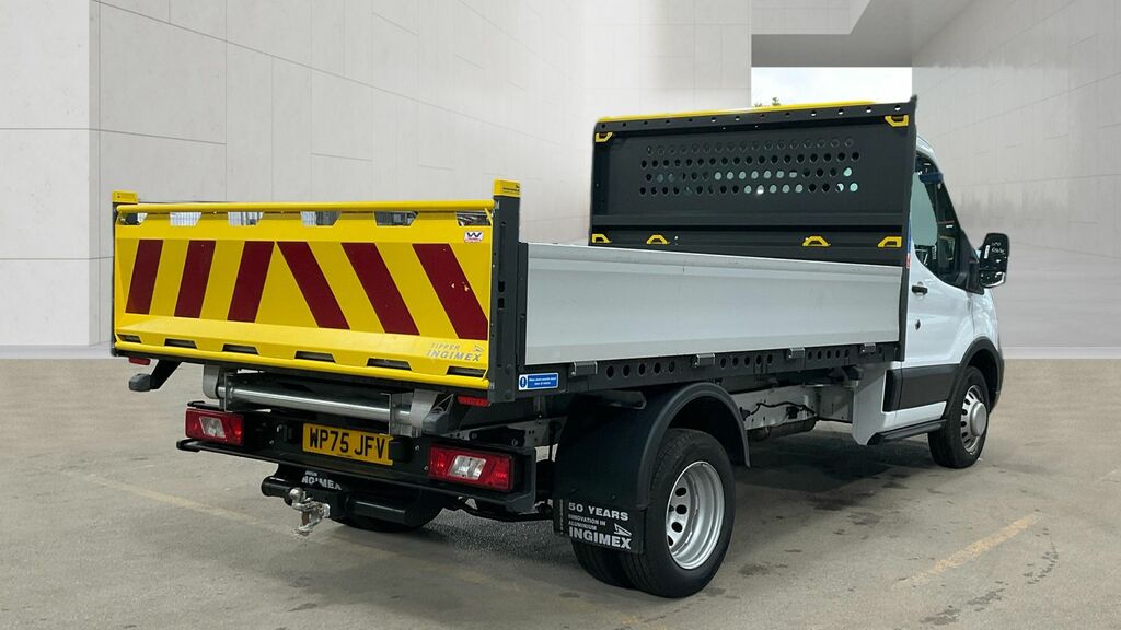 Ford Transit Custom 350 Single Cab Tipper Trend L2h1 Ecoblue WP75JFV White #4