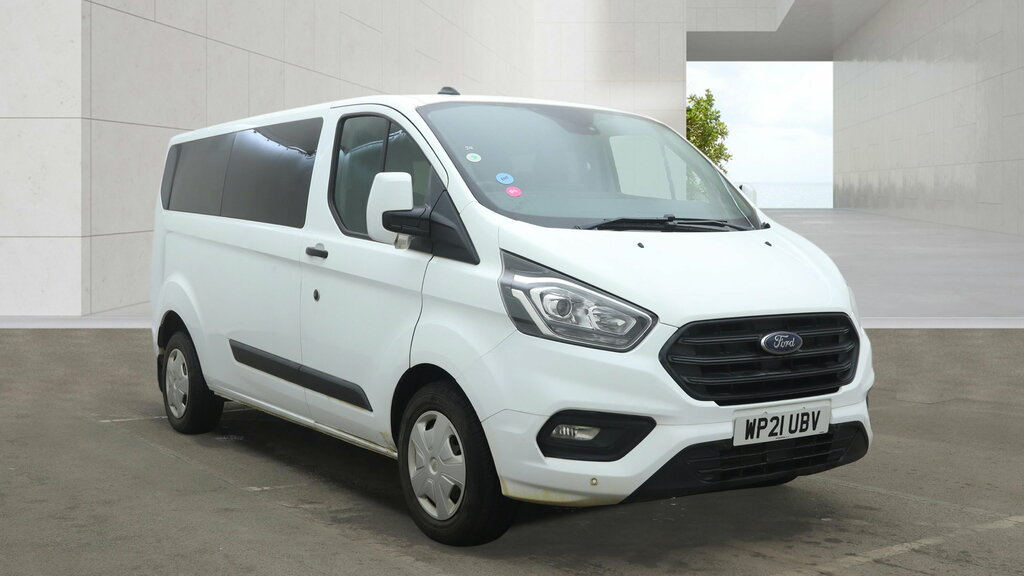 Ford Transit Custom 2.0 320 Ecoblue Trend Double Cab 9 Seater Dies WP21UBV White #2