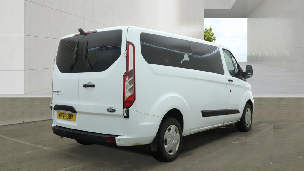 Ford Transit Custom 2.0 320 Ecoblue Trend Double Cab 9 Seater Dies WP21UBV White #4