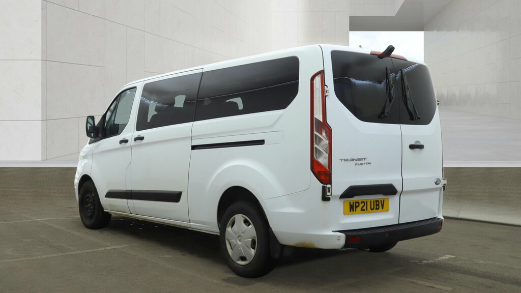 Ford Transit Custom 2.0 320 Ecoblue Trend Double Cab 9 Seater Dies WP21UBV White #3