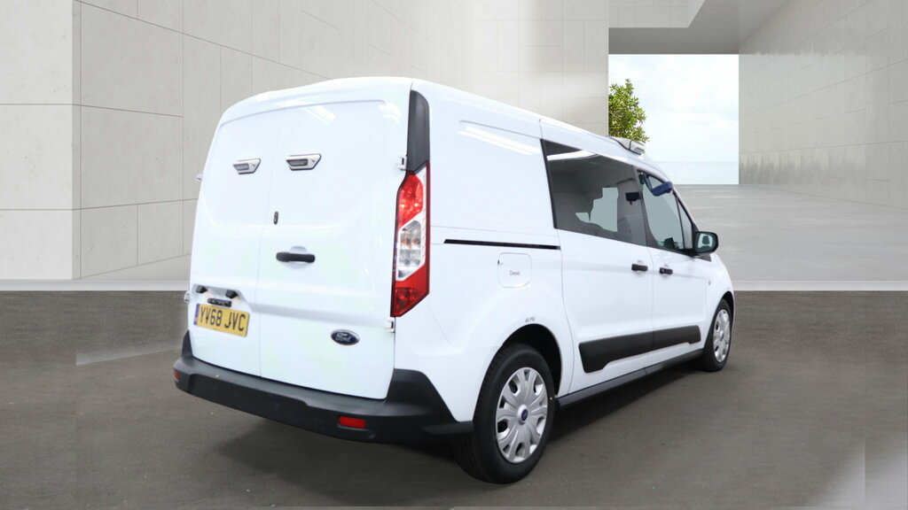 Ford Transit Connect 1.5 230 Ecoblue Trend Crew Van Double Cab 6Dr Dies White #4