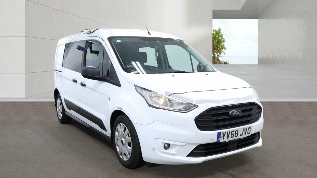 Ford Transit Connect 1.5 230 Ecoblue Trend Crew Van Double Cab 6Dr Dies White #2