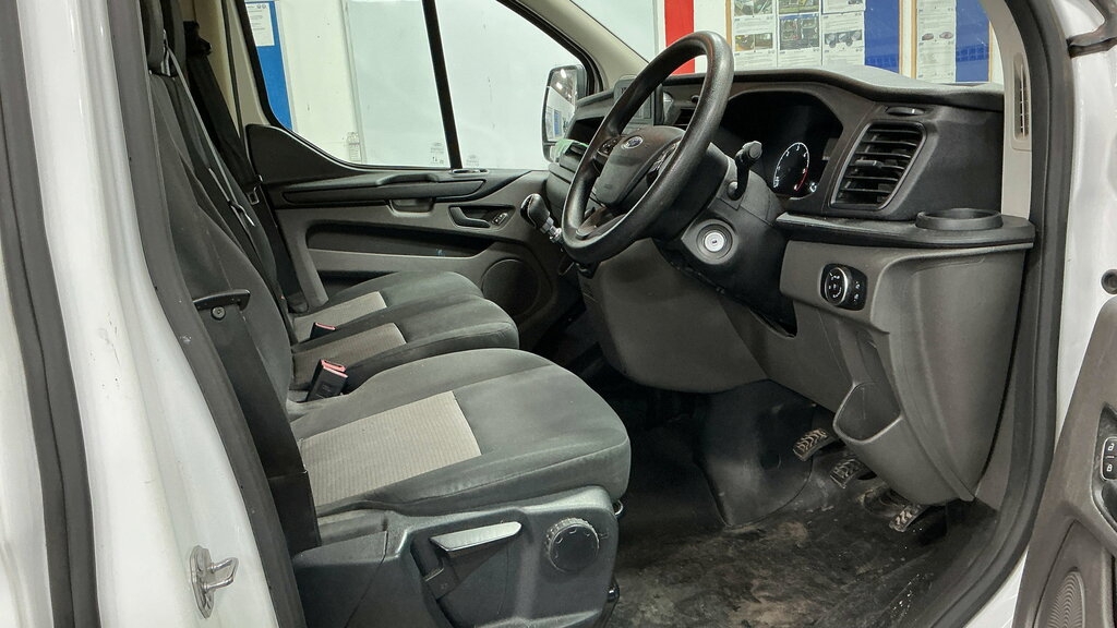 Ford Transit Custom 2.0 300 Ecoblue Leader Crew Van Double Cab Die WR22OPV White #5