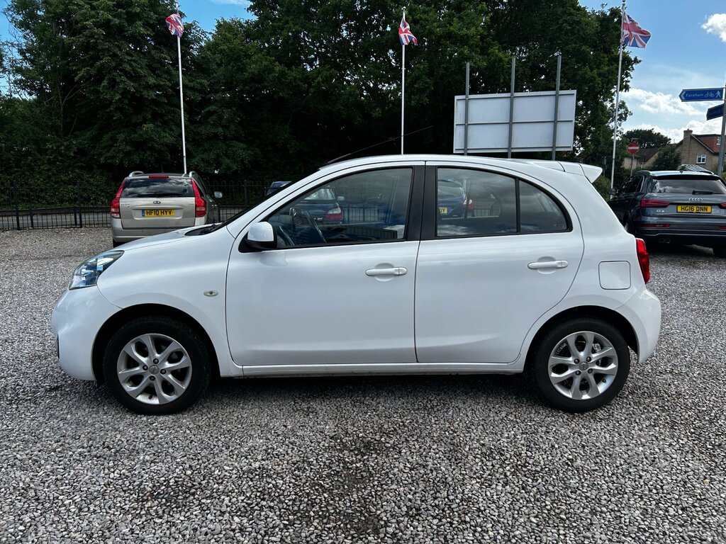 Nissan Micra 1.2 Acenta Hatchback Cvt Euro 5 80 Ps White #6