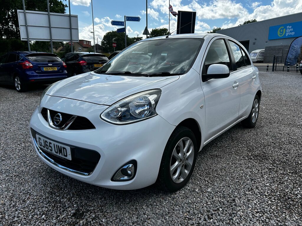 Nissan Micra 1.2 Acenta Hatchback Cvt Euro 5 80 Ps White #3