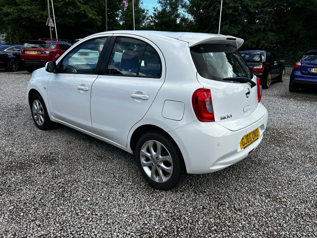Nissan Micra 1.2 Acenta Hatchback Cvt Euro 5 80 Ps White #5