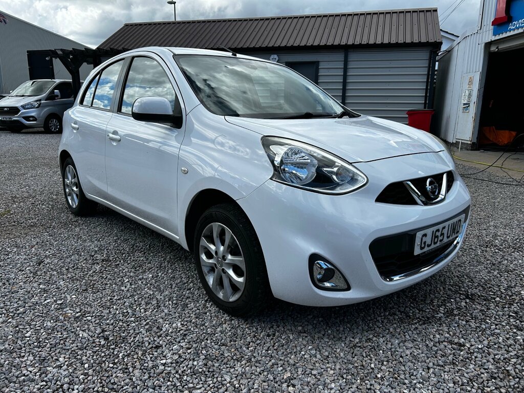 Nissan Micra 1.2 Acenta Hatchback Cvt Euro 5 80 Ps White