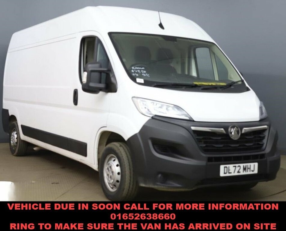Vauxhall Movano 2L Prime White