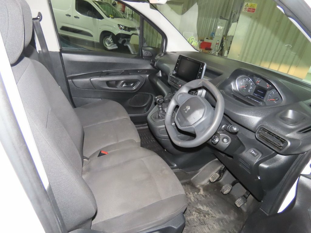 Peugeot Partner 1.5 Bluehdi 1000 Grip Premium Standard Panel Van S White #10
